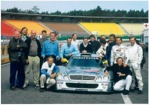 1998-Klaus-Ludwig-Carsten-Krome-Mercedes-Benz-CLK-GT1-Hockenheimring