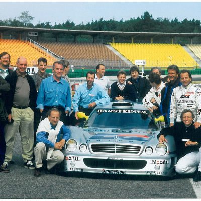 1998-Klaus-Ludwig-Carsten-Krome-Mercedes-Benz-CLK-GT1-Hockenheimring