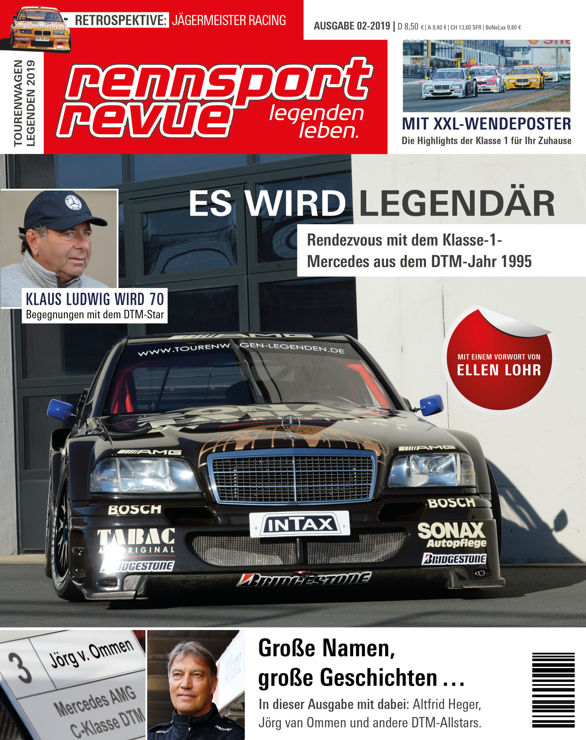 rennsport revue-Sonderausgabe | (Tourenwagen) Legenden leben #02 | 2019: Titelseite.
