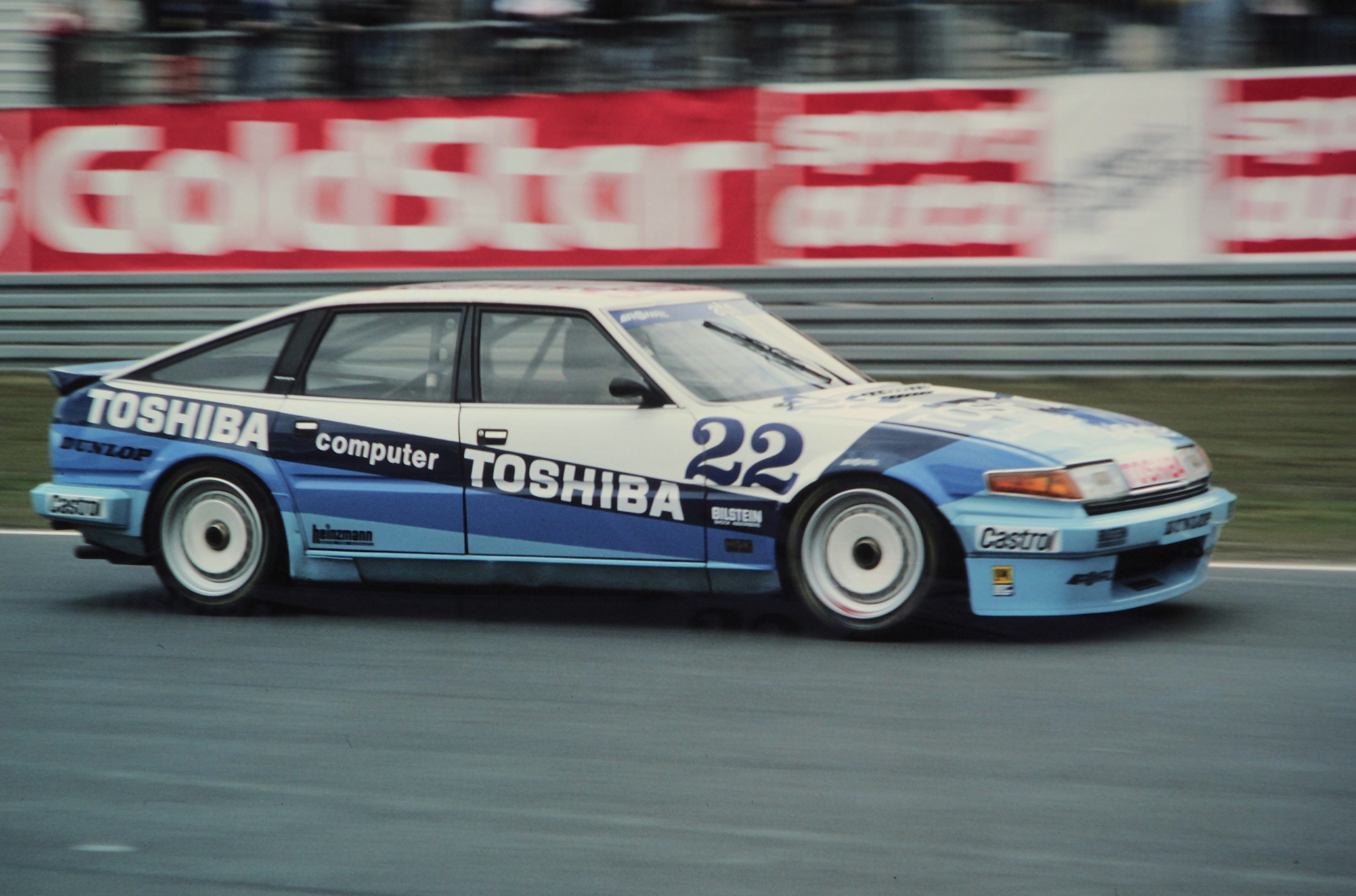 © Carsten Krome Netzwerkeins 1986-DTM-Eifelrennen-Nuerburgring-Kurt-Thiim-ATN-Rover-Vitesse