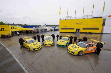 Four Porsche 911 GT3 Cup (generation 991), all campaigned under the same championship winning entrant's banner, did not only conquer the international one-make-racing-scenery with Porsche. They also did secure a maybe eternal world record.