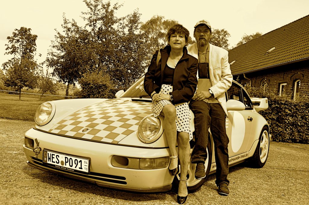 Sonja und Ingo Rübener, Porsche 911 Carrera RS M 001 (Generation 964); Fotografie: Carsten Krome, netzwerkeins GmbH