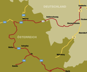 #911Höhenmeter: über den Riedbergpass und den Hochtannbergpass zum Hotel Adler in Warth/Vorarlberg