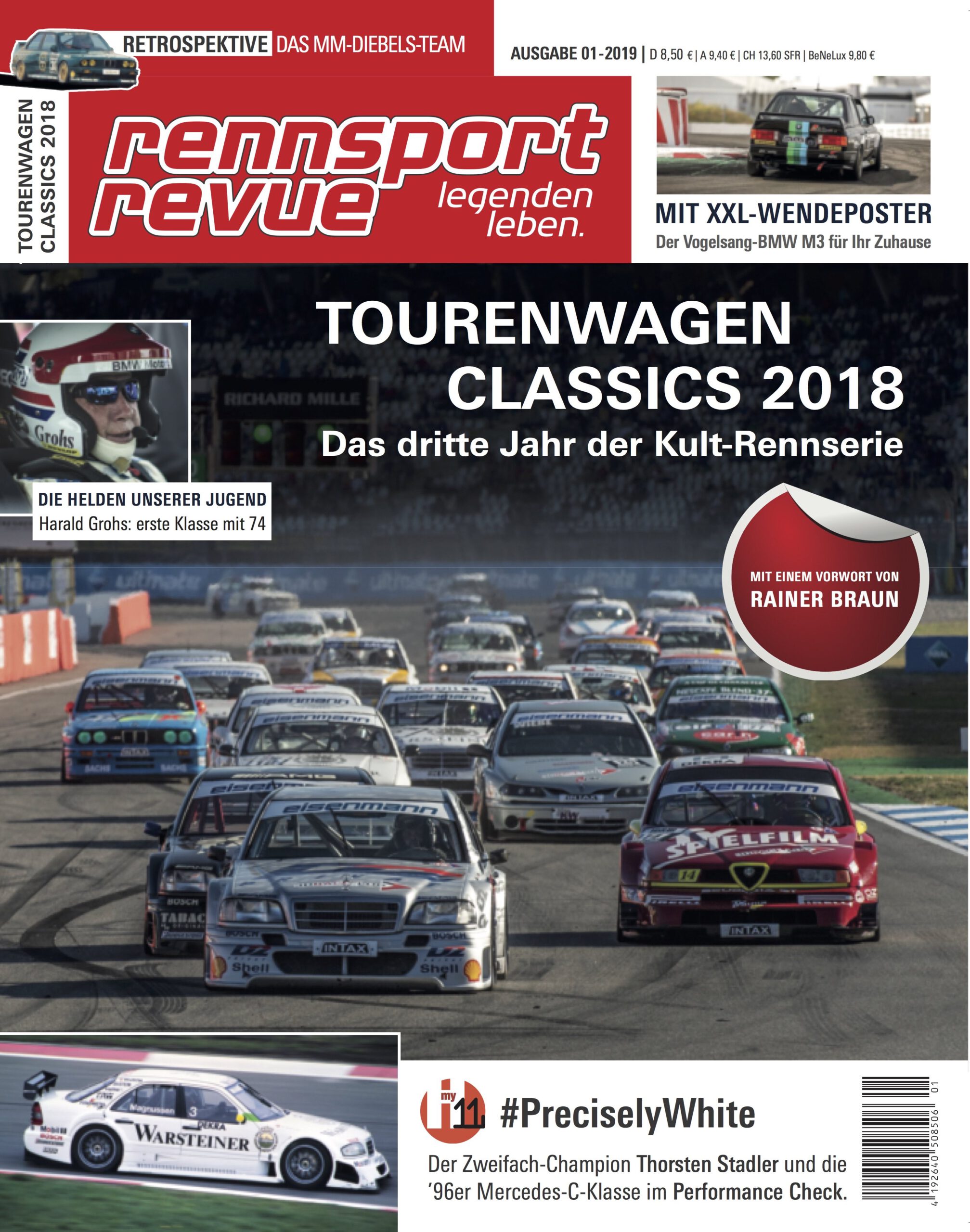 rennsport revue® | legenden leben. Sonderausgabe Tourenwagen Classics 2018