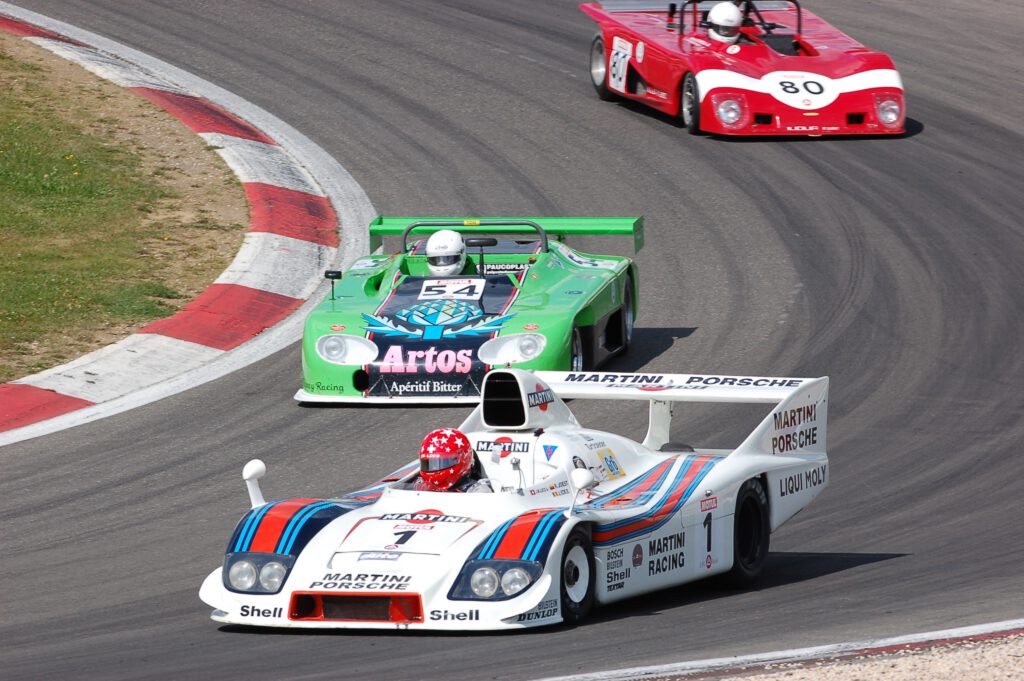 Dr. Siegfried Brunn bei der CER 2009 mit einem Francy-Sauber C5 BMW 004 des Jahrgangs 1976. © Carsten Krome Netzwerkeins