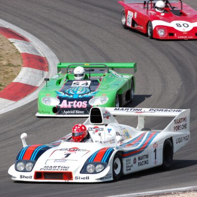 Dr. Siegfried Brunn bei der CER 2009 mit einem Francy-Sauber C5 BMW 004 des Jahrgangs 1976. © Carsten Krome Netzwerkeins