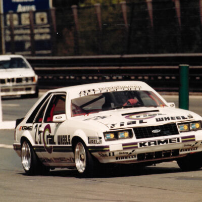 1984-Deutsche-Produktionswagen-Meisterschaft-Berlin-Avus-Manfred-Trint-Ringshausen-Ford-Mustang-GT-Gruppe-A