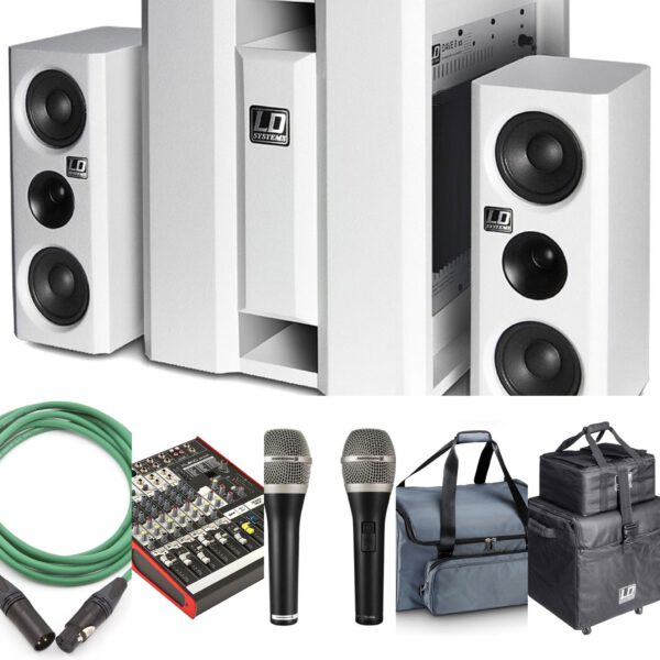 Musik-Produktiv-ld-systems-dave-8xsw-pa-bundle-mikrofone-kabelsatz-roadie-taschenset-zubehoer