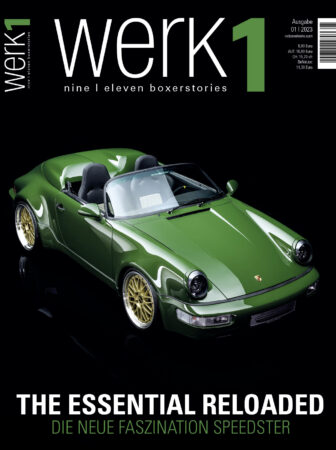 werk1-nine-eleven-boxerstories-Ausgabe-01-2023-Titelseite-Porsche-911-Speedster-Umbau-AP-Car-Design