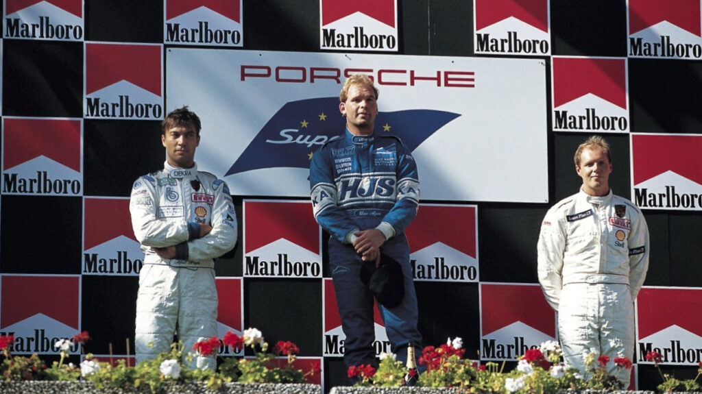 Porsche Mobil 1 Supercup-911 Carrera RS Typ 964-Saison-1993-Spa-Francorchamps-Altfrid-Heger-Uwe-Alzen-Eric-van-de-Poele