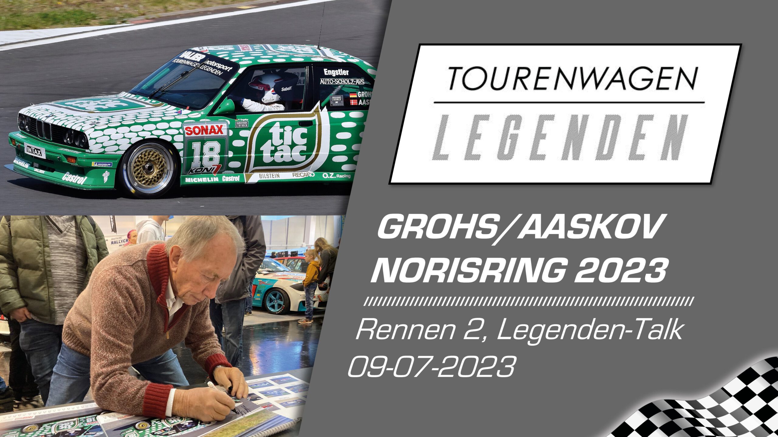 Tourenwagen Legenden Norisring 09-07-2023 Rennen 2 | Harald Grohs | Kasper Aaskov | Thorsten Stadler