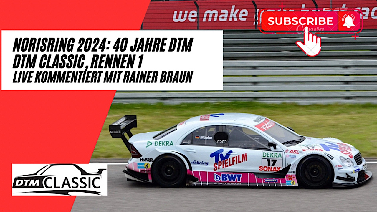 Dtm Rennen Jetzt im Re-Live: 40 Jahre DTM | Norisring 2024 | DTM Classic, Rennen 1 ...