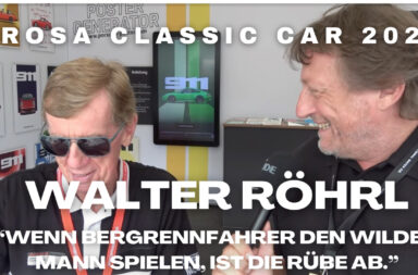 WALTER RÖHRL @AROSA CLASSIC CAR 2024 Wenn Bergrennfahrer den wilden Mann spielen, ist die Rübe ab