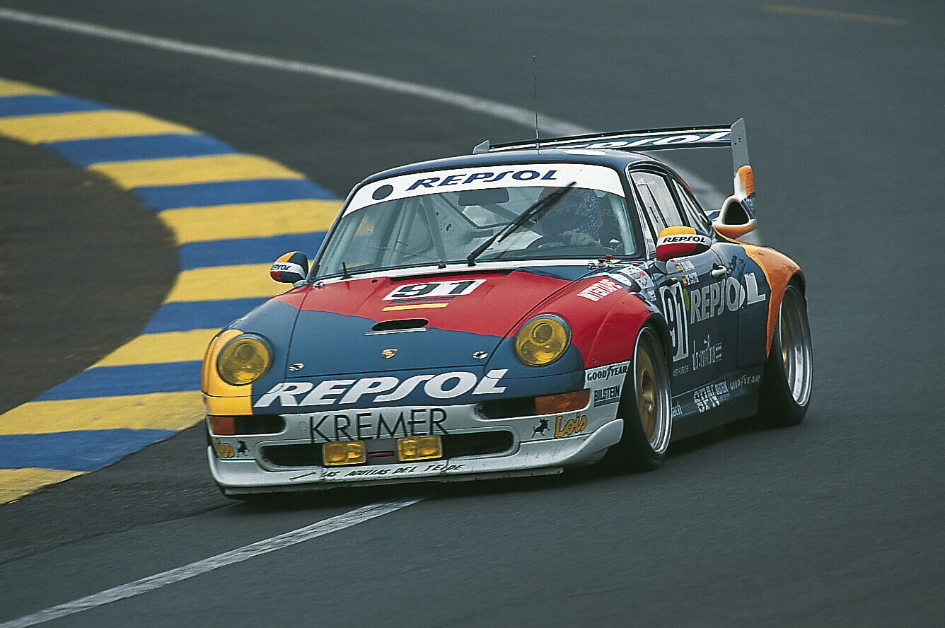 © Carsten Krome Netzwerkeins Le Mans 24 Hours 1995 - Porsche 993 GT2 R #WP0ZZZ99ZTS393071 - Tomas Saldaña/Miguel Ángel de Castro/Alfonso de Orleans