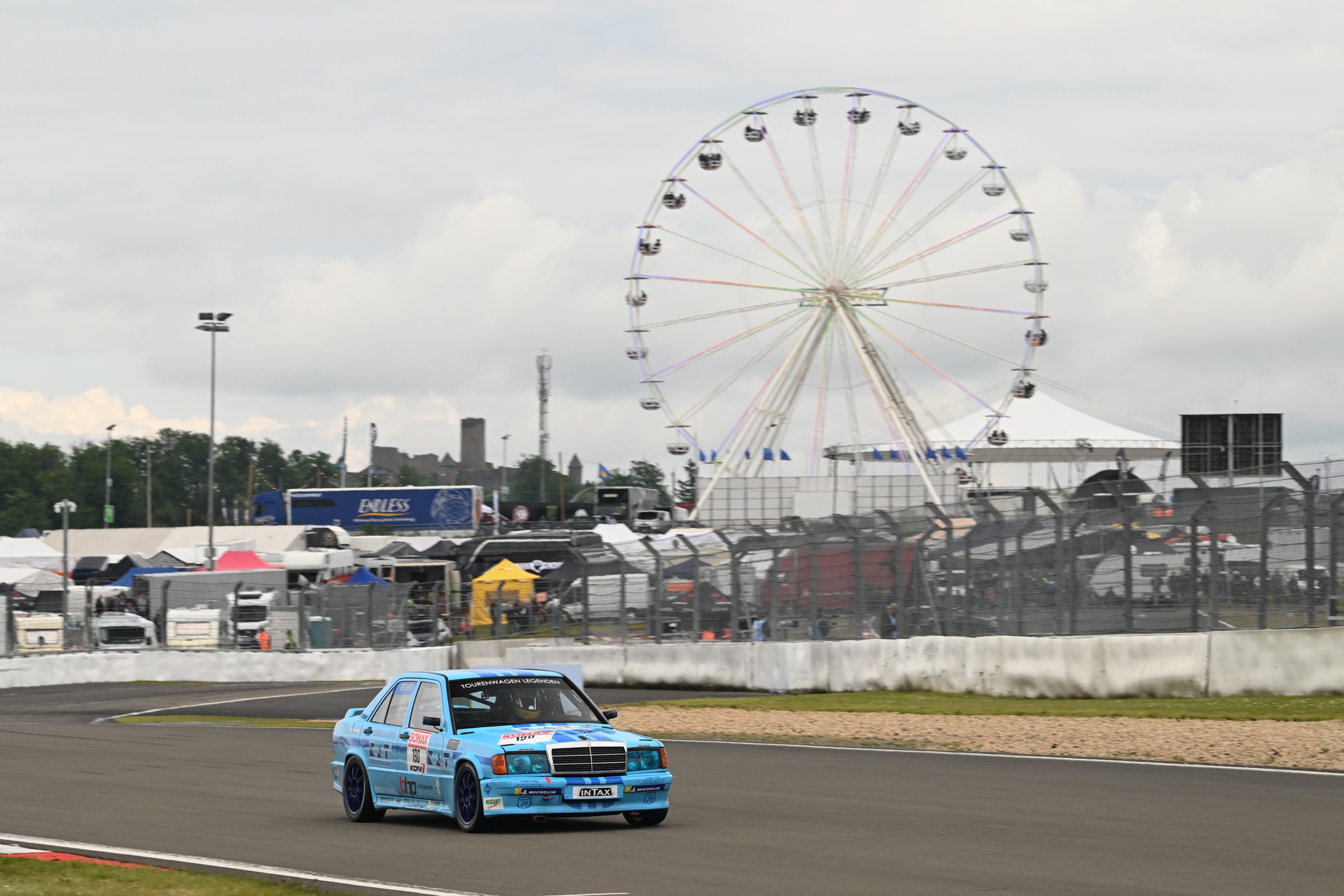 © BRfoto/Reiter 2024 TW Legenden Nuerburgring Race Report 01_4154 Jannis Bernd Mercedes-Benz 190E 2.3-16 W201