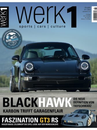 13 Jahre werk1® sports | cars | culture- Sichern Sie sich die neue Ausgabe 01 | 2026 – im Handel ab Freitag, 6. März.