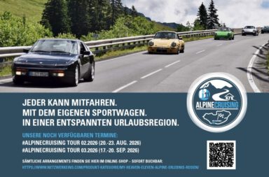 [Booking Options] #AlpineCruising: Jeder kann mitfahren. Mit dem eigenen Sportwagen. In einer angenehm entspannten Urlaubsregion.