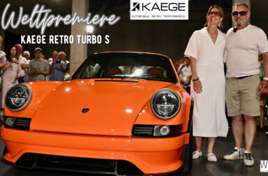 WELTPREMIERE KAEGE RETRO turbo S in „Reinorange“ – internationales Flair trifft automobile Vollendung