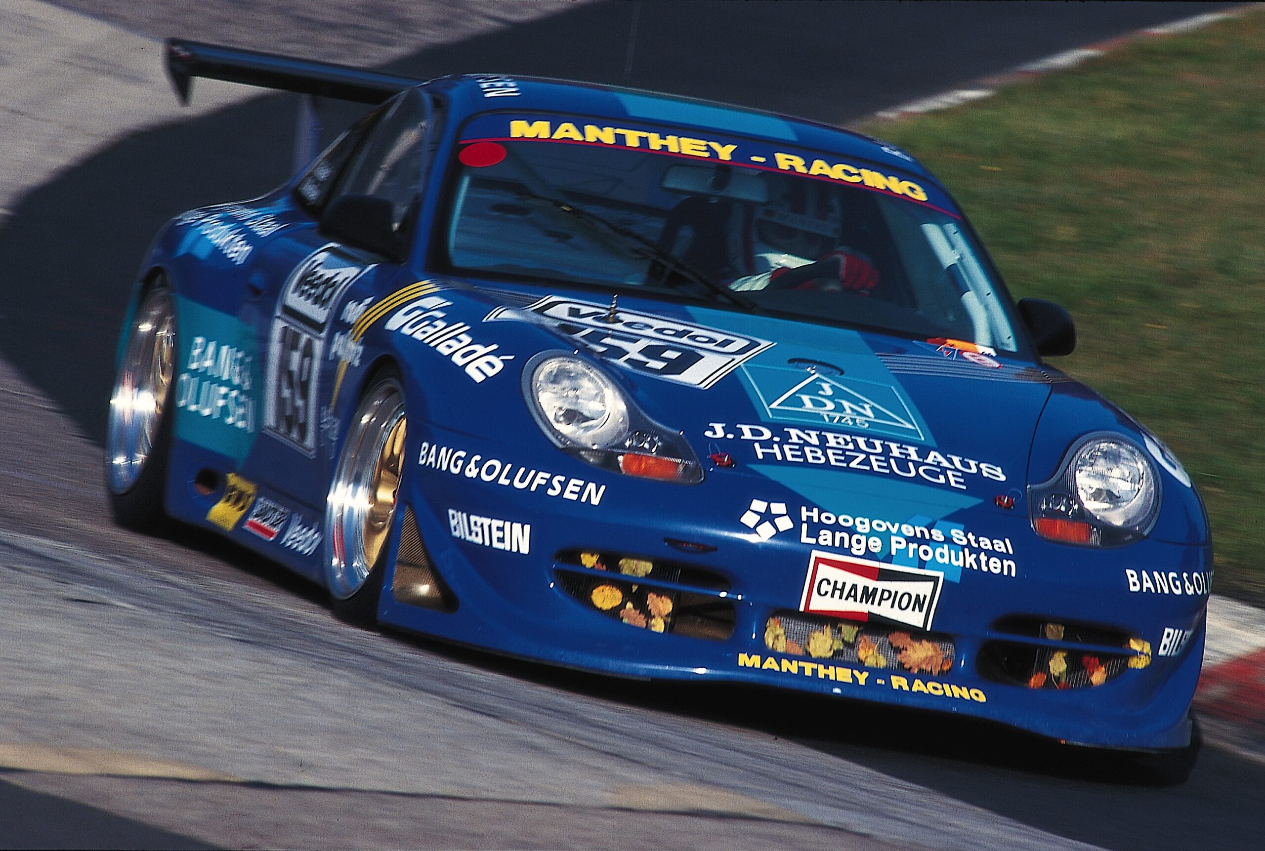 © Carsten Krome Netzwerkeins 1999-Olaf-Manthey-Ulrich-Galladé-Porsche-911-996-GT3-MR-Nürburgring-Nordschleife