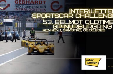 INTERWETTEN Sports Car Challenge (SCC), 53. BELMOT Oldtimer-GP Nürburgring | Rennen 1, SA, 08.08.'26