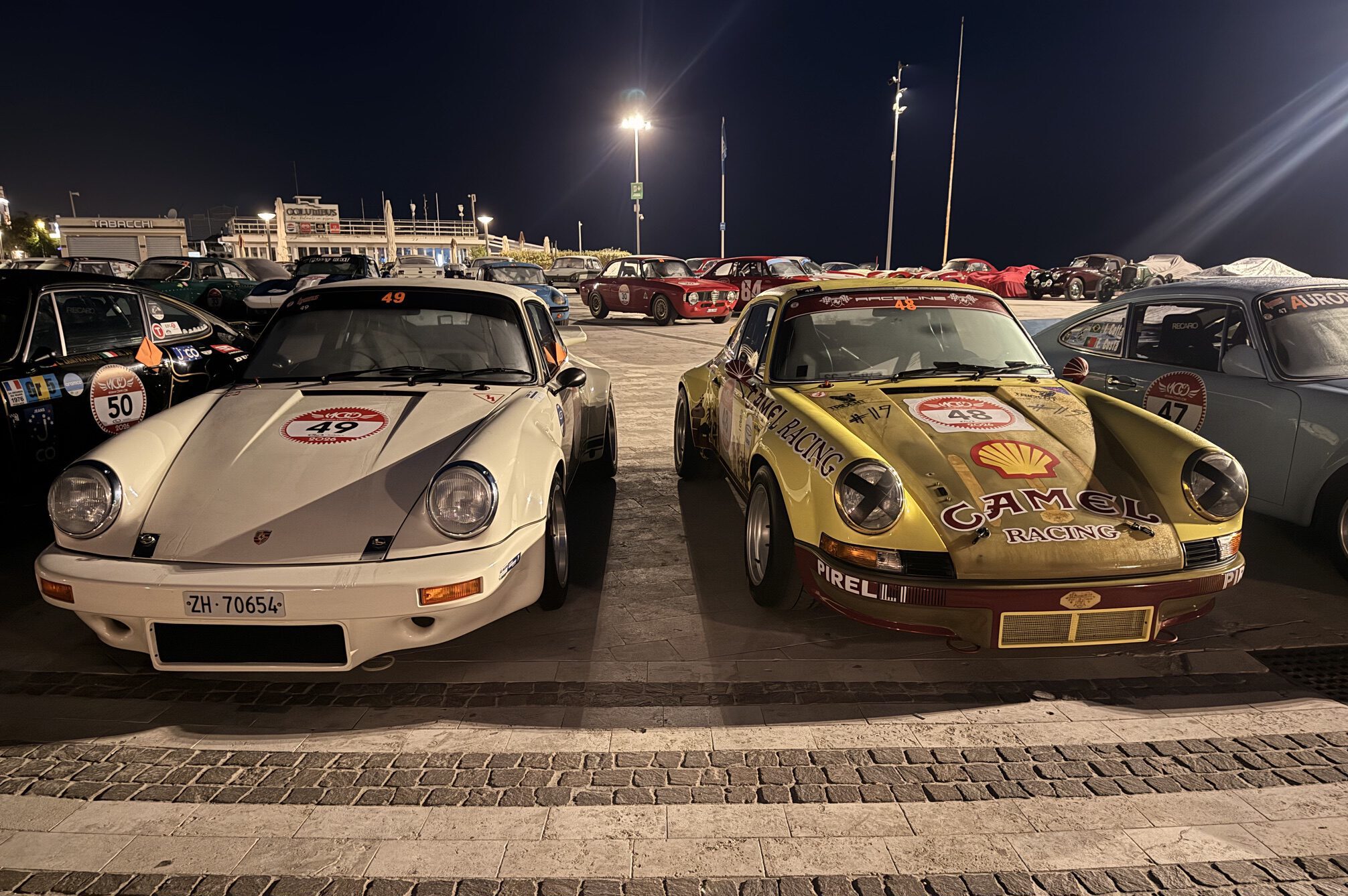26. Modena Cento Ore 2026, Riccione:Italien zweiter großer internationaler Erfolg für Florian Feustel:Katrin Becker auf Raceline-Porsche 911 2.8 RSR_0081