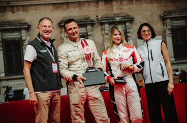 26. Modena Cento Ore 2026, Riccione:Italien zweiter großer internationaler Erfolg für Florian Feustel:Katrin Becker auf Raceline-Porsche 911 2.8 RSR_0400
