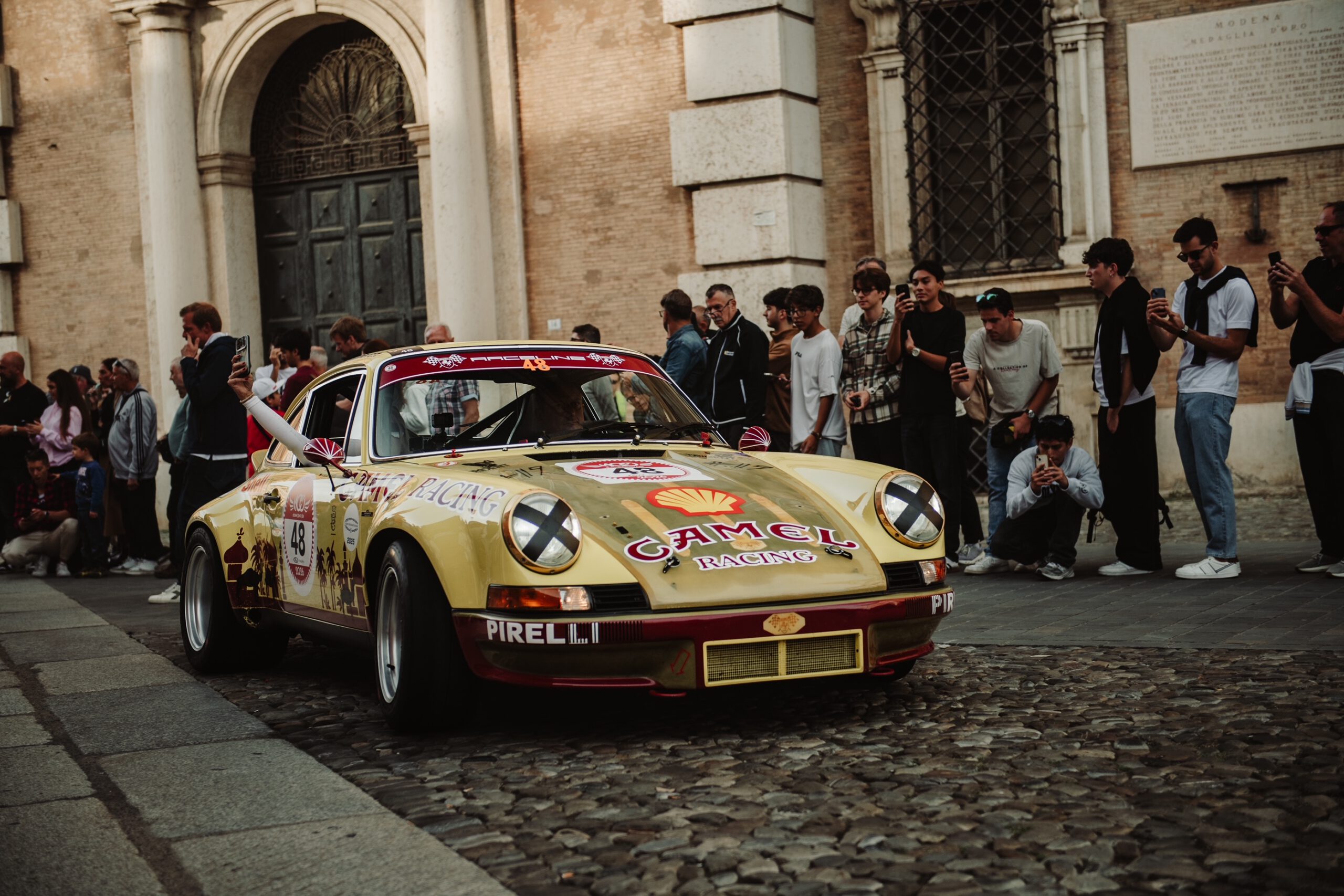 26. Modena Cento Ore 2026, Riccione:Italien zweiter großer internationaler Erfolg für Florian Feustel:Katrin Becker auf Raceline-Porsche 911 2.8 RSR_0409